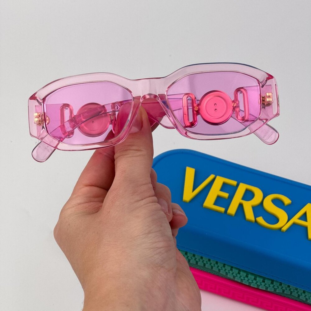 Versace KIDS VK4429U Sunglasses – Transparent Pink / Fuchsia (5370/5)